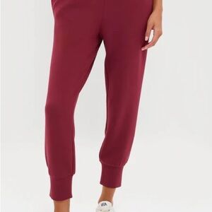 Varley Red Slim Cuff Pants